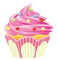 Cupcake vector image