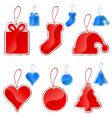 Christmas tags vector image