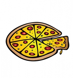 Pizza vector image