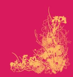 Floral burst vector image
