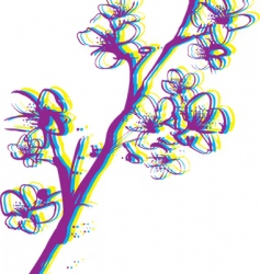 Artistic leaf vector image