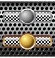 Race badges vector image