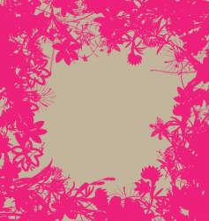 Floral burst vector image