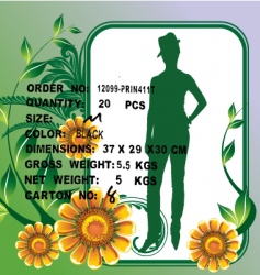 Nature shop vector image