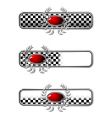 Race badges vector image