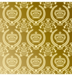 Crown pattern vector image
