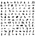 Silhouettes vector image
