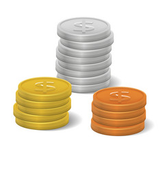 Coins Icon vector image
