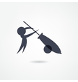 Weapon icon vector image