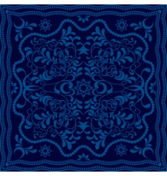 Abstract blue floral backgroundoun vector image