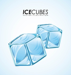 Ice cubes Royalty Free Vector Image - VectorStock