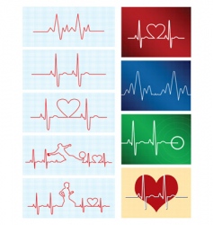 Heartbeat vector image