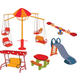 Park playground vector image