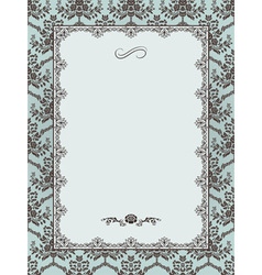 Vintage frame vector image