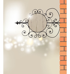 Signboard vector image