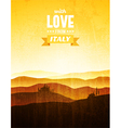 Vintage poster vector image