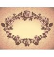 Floral background vector image
