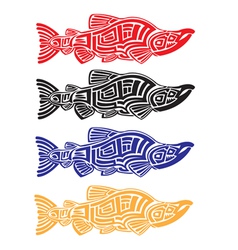 Salmons vector image