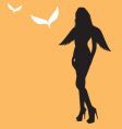 Sexy angel vector image
