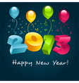 Happy New Year 2013 vector image