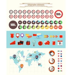 Infographic elements collection Infographic elements collection vector image