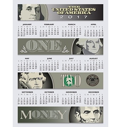 Free enterprise is the theme of this 2017 calendar Free enterprise is the theme of this 2017 calendar vector image