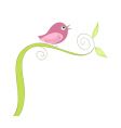 Singing bird vector image