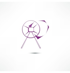 Concrete Mixer Icon vector image