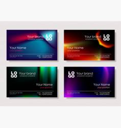 Business cards vector image