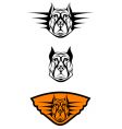 Guard dog symbols vector image