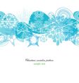 Christmas seamless pattern vector image