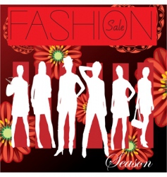 Fashion cover vector image