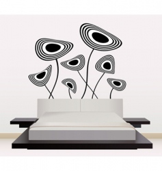 Wall decoration vector image
