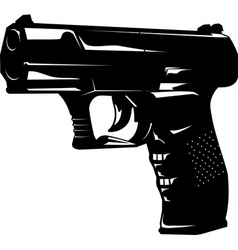 Pistol vector image