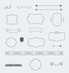 Vintage frames and borders Royalty Free Vector Image