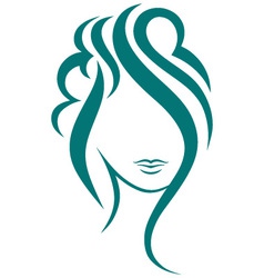 Beautiful woman vector image