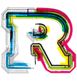 Technical typography vector image