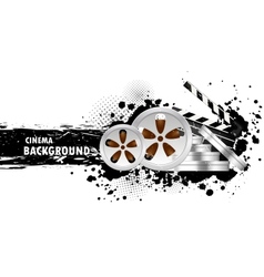 Cinema background vector image