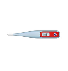 Medical digital thermometer Royalty Free Vector Image