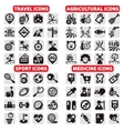 Big icons set vector image