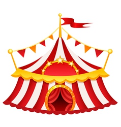 Circus tent vector image