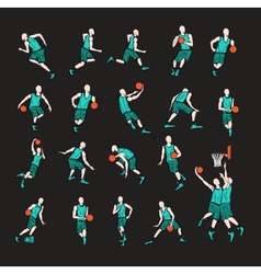 Sport players vector image