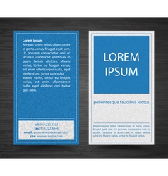 Abstract creative business cards set template vector image