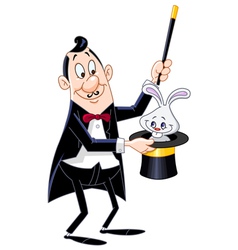 Magician vector image