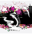 Urban background vector image