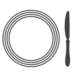 Etiquette Proper Table Setting vector image