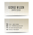 Business card gold Business card gold vector image
