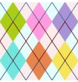 Colorful argyle vector image