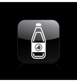 Banana juice icon vector image