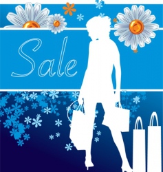 Shopping vector image